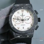 Copy Hublot Classic Fusion 521 Chrono Watches Carbotech & Hindu Arabic Dial